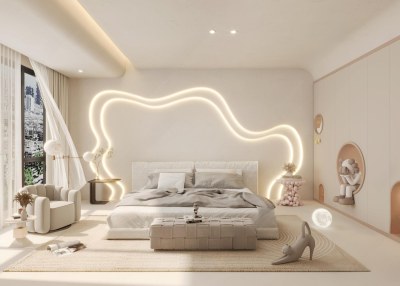 侘寂卧室3D模型下载